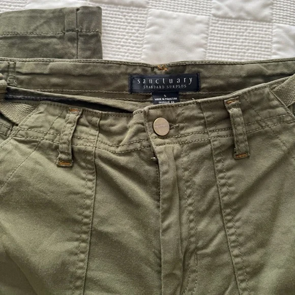 Sanctuary Olive Straight Leg Jeans - Picture 2 of 3